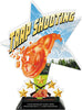 Trap Shooting Shattered Star Colorix Acrylic Trophy- 10 inch [TACR10-STR-TRAP-Q]