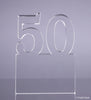 Number 50 Acrylic Award - 6 inch [ATNM-50-6-Q]