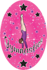 Gymnastics- Female Handstand Oval Insert [OV-1795]