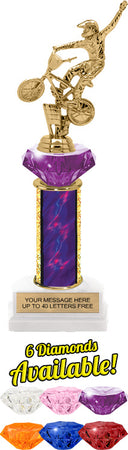 Diamond Riser Trophy on Horseshoe Base [THSDR11]