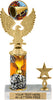 Eagle Color Insert Trophy with 1 Trim [T1T11i-C95]