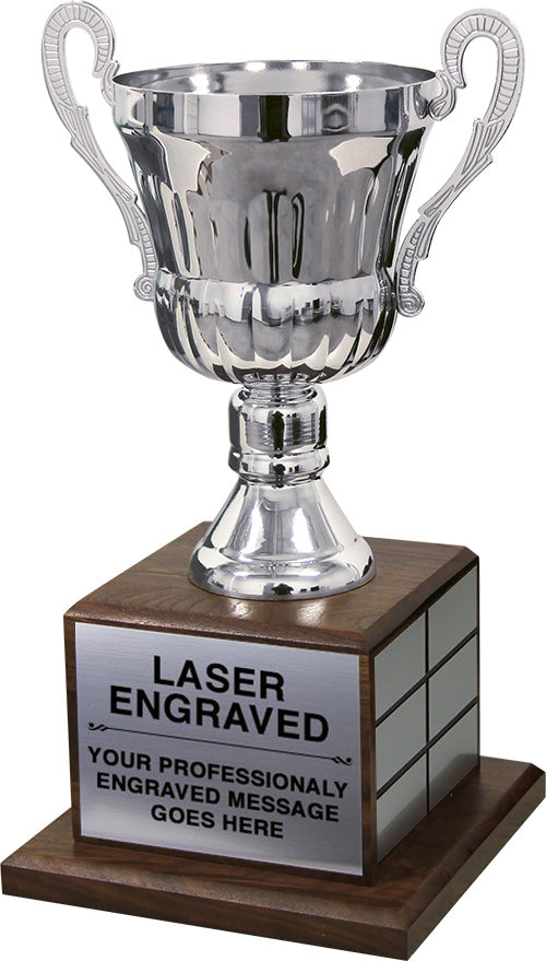 Perpetual Silver Cup on Walnut Base [TPP1L-CAMC0A-S]