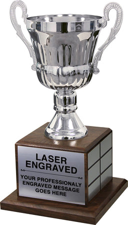 Perpetual Silver Cup on Walnut Base [TPP1L-CAMC0A-S]