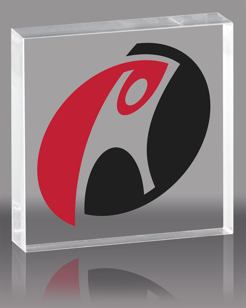 Acrylic Full Color Logo Block - 2.5 x 2.5 inch [ALB-25X25-FC-Q]