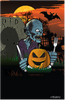 Halloween- Zombie Pumpkin Plaque Insert [BBP-2091]