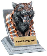 Tiger Mascot with Attitude - 4" Resin Trophy [MWA-103]