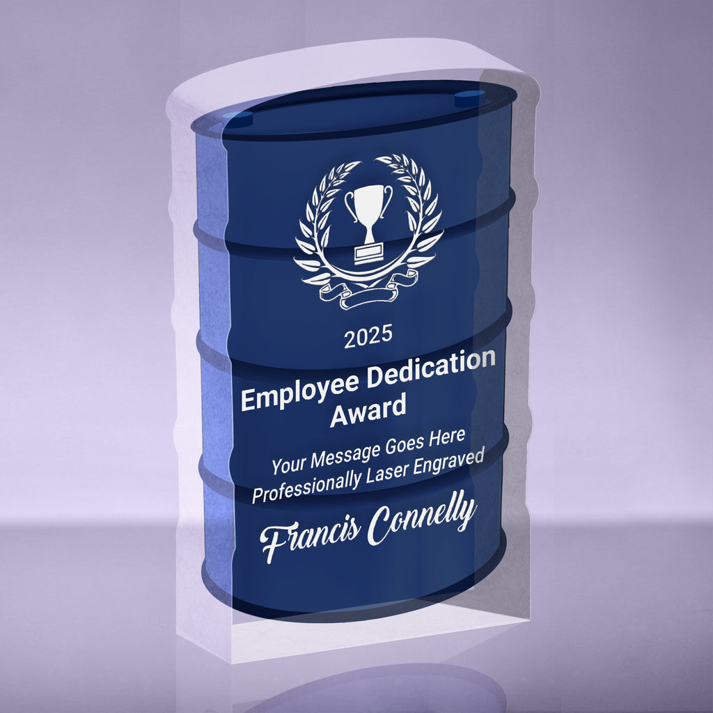 Barrel Acrylic Award [ATBRL65]