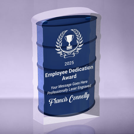 Barrel Acrylic Award [ATBRL65]