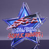 1 inch thick Custom Shaped Acrylic Award - 5 to 5.49 inches  [A1XSHP25-Q]