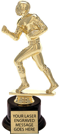 Football XL Figure Trophy on Black Base [TRBAL-FB]