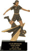 Soccer Female Star Power Resin Trophy - 7