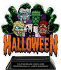 Halloween Monster Mash Colorix-T Acrylic Trophy - 6.25 inch [TACR6-HLWN-MNSTR-Q]