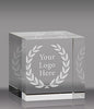 Crystal Straight Cube Paperweight Award - 2 inch [CCUB-SM-X]