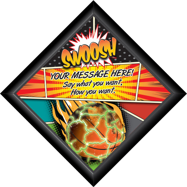 Diamond Plaque- Basketball [PFCDIA-14-BK]