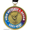 Custom 3 inch Eclipse Insert Medal - Cheer [MXEL1-CH]