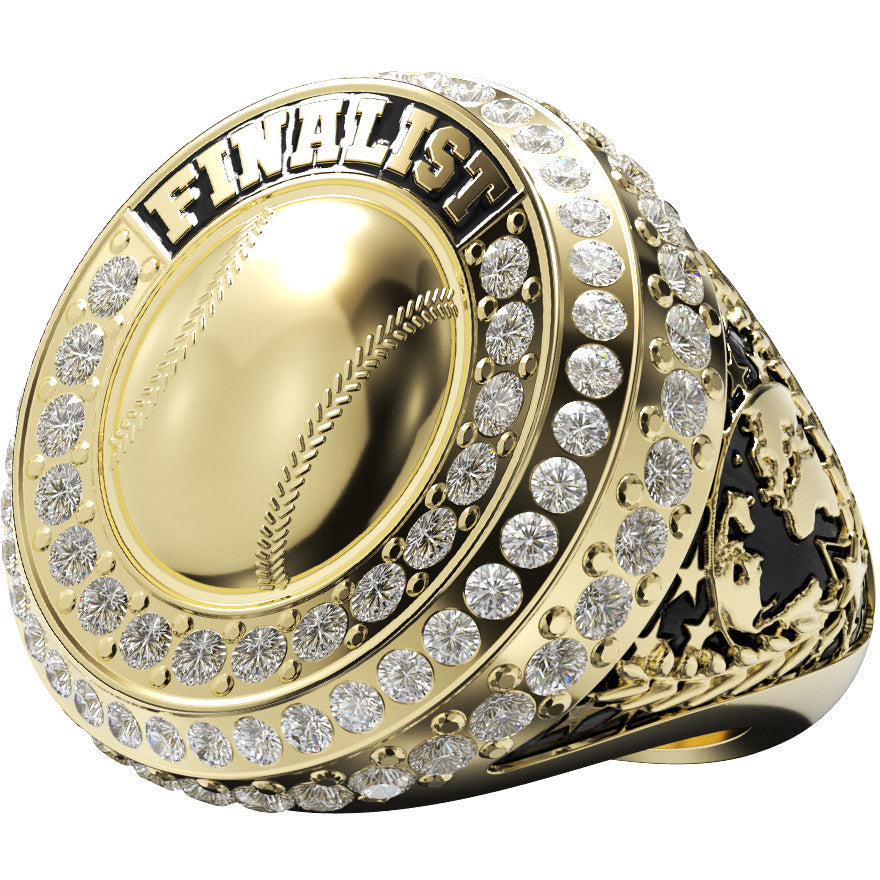 Baseball World Class Finalist Ring - Gold [RSWCG-BS-FNL-G]