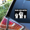 Black Lives Matter Fists in the Air Vinyl Sticker - 6 x 4.5 inch [STK-BLM2]