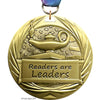 Readers are Leaders 2.75 inch Blade 3D Diecast Medal [MBD2-RAL]