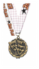 1.75 inch Drama Wreath Medal [MP18-DR-G]