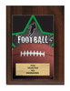 Football Full Color Star Plaque [PEDG5-FB]