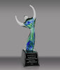 Reach For The Stars Art Crystal Award - 11.125 inch [AGMCB1-11]