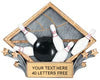 Bowling Color Diamond Resin Trophy [RCD75-BW]