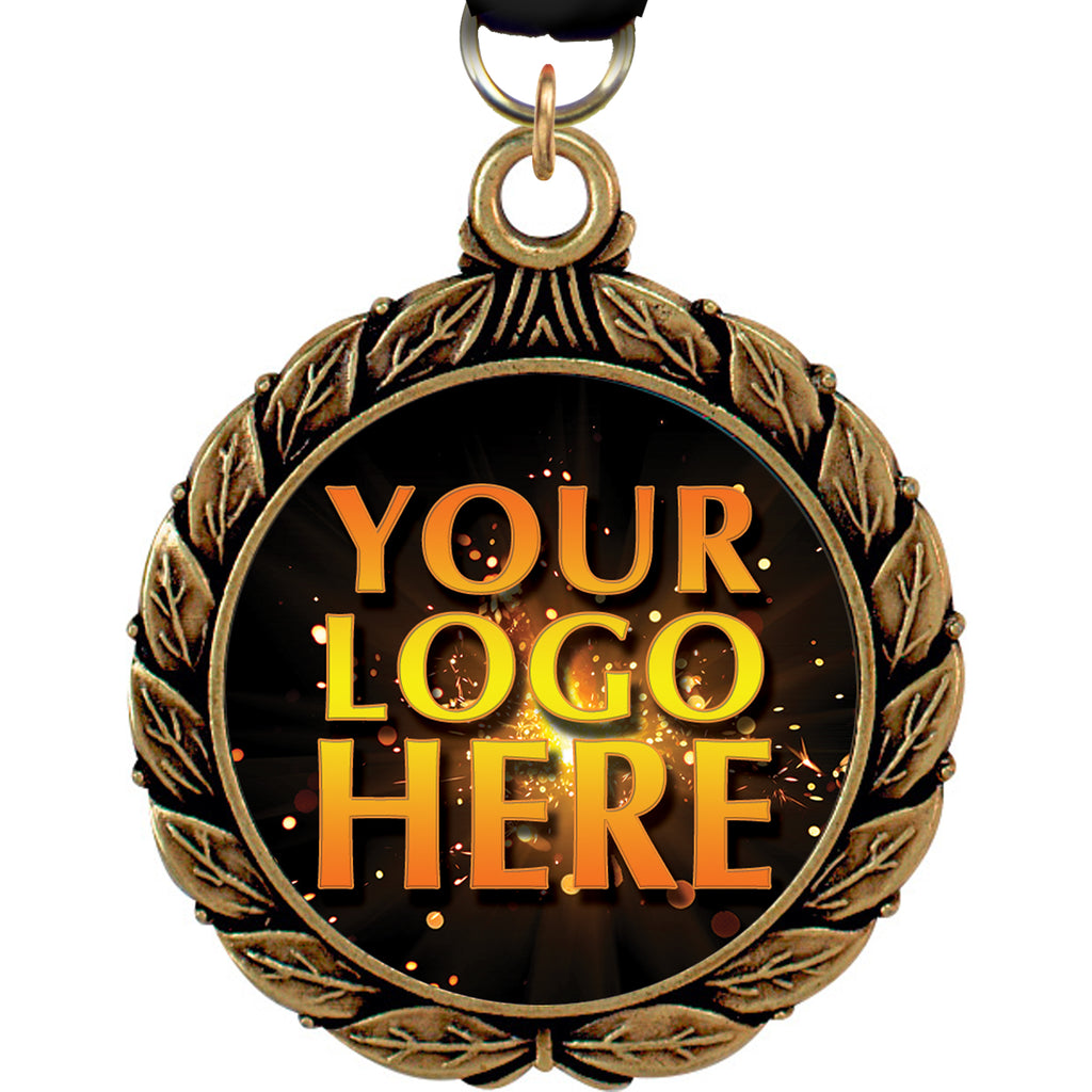 Custom Insert Medals - Wreath [MX312W]