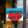 Frontline Heroes Thank You Vinyl Sticker - 6 x 4.5 inch [STK-CRNV-HRT]