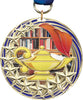 Lamp of Knowledge Blasting Stars Medal - 2.25 inch [MSSB2-KN]