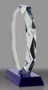 Crystal Octagon on Cobalt Blue Base- 5.375 inch [CPOCTB-5]