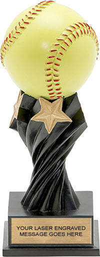 Softball Twister Resin Trophies