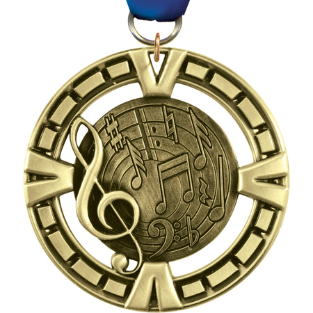 2.5" Music Victory Medal [M4V25-MC]