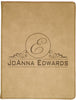 Light Brown Leatherette Portfolio with Notepad [PJ912-185]