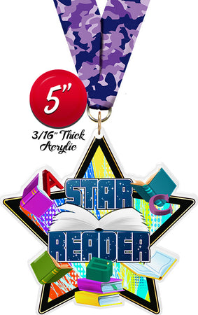 Star Reader Colorix-M Acrylic Medal [MACR5-KN-STRRD-Q]