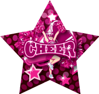 Cheer: Cheerleader Star Insert [ST-3832]