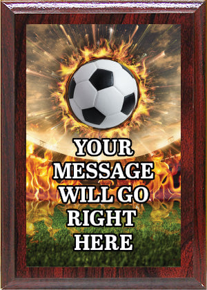 Soccer ColorPlate Plaque [PCEP-SC-57]