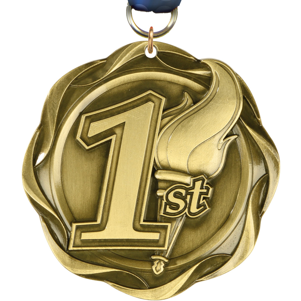 1st Fusion 3" Diecast Medal [MFUS2-1ST]