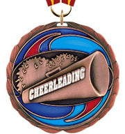 Cheer Epoxy Color Medal - Bronze [MEC2-CH-B]