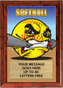 Softball Full Color KRUNCH Plaque [PKRNCH5-SB]
