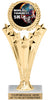 Custom 5 Star Wreath Insert Trophy [TXi-M505]