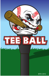 Tee Ball- Krunch Plaque Insert [BBP-2076]