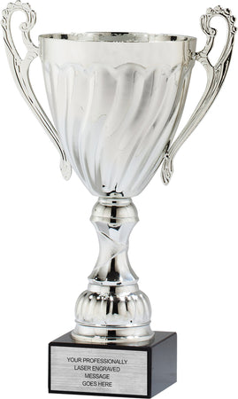 Twist Silver Metal Cup [CMM-62B-17]