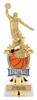 Basketball Shooting Star Sport Riser Trophy [TMSSTR14-BK]