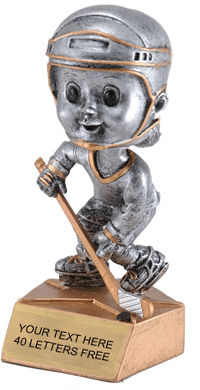 Hockey Bobblehead Jr. Resin Trophy - Female [BHJR-HKF]