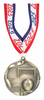 Soccer Banner Edge Medal [M2RE-SC]