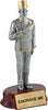 Chef Male Silver Resin on Piano Finish Base - Male [SCRF-COOK-M]