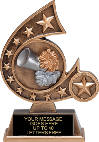 Cheer Comet Resin Trophies [RCOM5-CH]