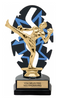 Blue Star Rhythm Backdrop Trophy [T7SR8-BLU]