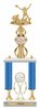 Baseball Sport Color Riser Two-Post Trophy [T2PCSR26-BS]