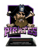Pirates Mascot Colorix-T Acrylic Trophy [TACR6-MSCT-PRT-Q]